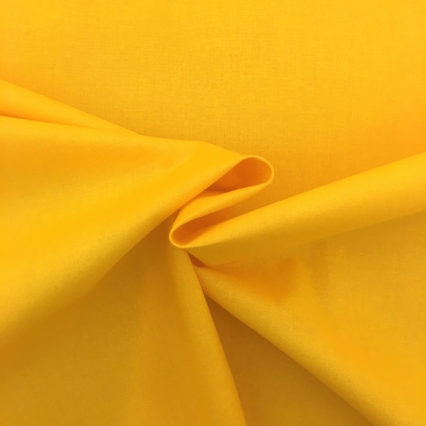 100% Cotton Fabric Yellow